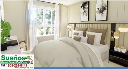 Ventas de Apartamentos en construcción,  Con Piscina en Gurabo, Santiago,  Rep